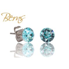 R30301 EARRINGS XIRIUS LT.TURQUOISE 6MM SS