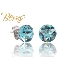 R30304 EARRINGS XIRIUS LT.TURQUOISE 8MM SS