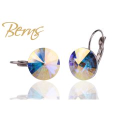 R30327 EARRINGS FR. GALAXY"-AB*  12MM"
