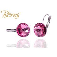 R30499 EARRINGS FR. GALAXY"-ROSE 14MM"
