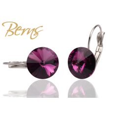 R30580 EARRINGS FR. GALAXY"-AMET 12MM"