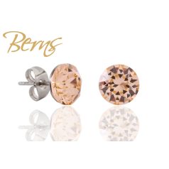 R30632 EARRINGS XIRIUS LT.PEACH 8MM SS