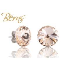 R30644 EARRINGS GALAXY SILK 12MM SS