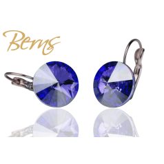 R30967 EARRINGS FR. GALAXY"-SAPP 14MM"