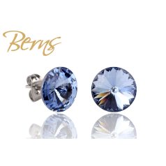 R31146 EARRINGS GALAXY LT.SAPPH 10MM SS