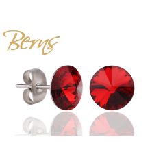 R31251 EARRINGS GALAXY"-SCARLET 8MM"