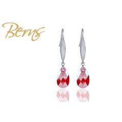 R31606 EARRINGS "PEAR" LT.SIAM.SH 16SS