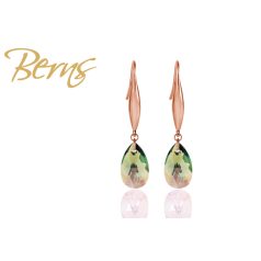 R31609 EARRINGS "PEAR" ERINITE.SH 16RG