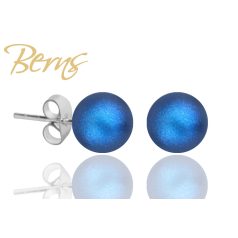 R31784 EARRINGS CARIE"-IRDKBLUE 8MM"