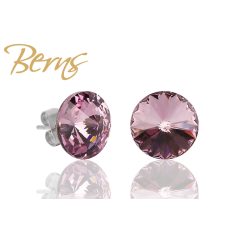 R31802 EARRINGS GALAXY LT.AMETHYST 10MM SS
