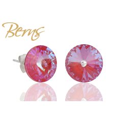 R31841 EARRINGS GALAXY D-LOT.PINK 12MM SS