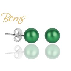 R31856 EARRINGS CARIE E.GREEN 6MM SS