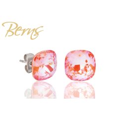 R31892 EARRINGS YLA D-ORANGE 10MM SS