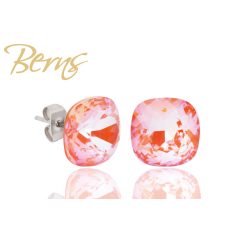 R31893 EARRINGS YLA D-ORANGE 12MM SS