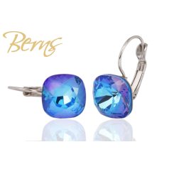 R31902 EARRINGS FR. YLA D-ROY.BLUE 10MM SS