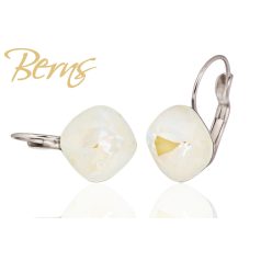 R31943 EARRINGS FR. "YLI"-D.LTGREY 12MM