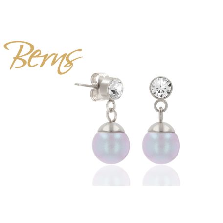 R31985 EARRINGS "EVA" D.BLUE 8SS