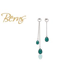 R32019 EARRINGS "RIO" EMERALD SS