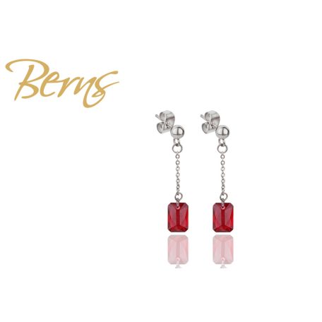 R32127 EARRINGS "LORI" SCARLET 9SS