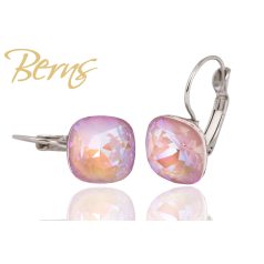R32181 EARRINGS FR. YLA D-D.PINK 12MM SS