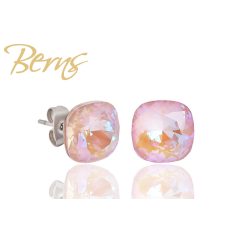 R32183 EARRINGS YLA D-D.PINK 10MM SS