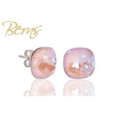 R32184 EARRINGS YLA D-D.PINK 12MM SS