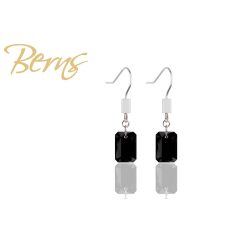 R32607 EARRINGS "LORETTA" JET SS