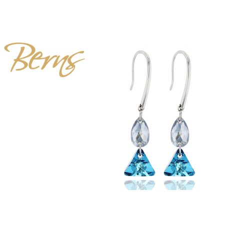R32628 EARRINGS "MIREA" BLSH-BBL SS