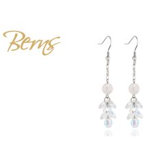 R32632 EARRINGS "EMIRA" PEWH-CRY.SH SS