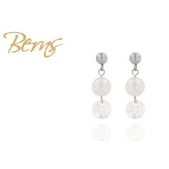 R32636 EARRINGS "GRETI" PEWH-CRY.SH SS