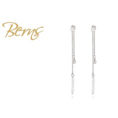 R32645 EARRINGS "MORELLA" WHITE SS