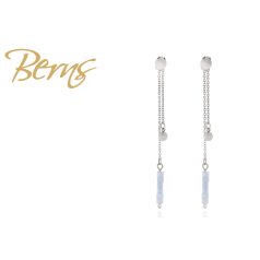 R32647 EARRINGS "MORELLA" L.BLUE SS