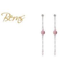 R32658 EARRINGS "DEMI" L.BLUE SS
