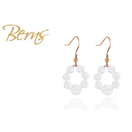 R32666 EARRINGS "QUINCY" WH.OP RG