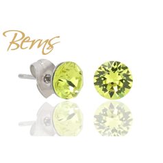 R32970 EARRINGS XIRIUS C.GREEN 6MM SS