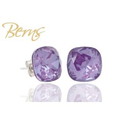 R33002 EARRINGS YLA"-I.PURPLE 12MM"