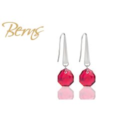 R33024 EARRINGS "MAJESTIC"-SCARLET 11,5SS