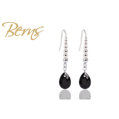 R33043 EARRINGS RIO"-JET SS"