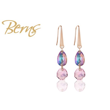R33058 EARRINGS "MISTERY"-PINK RG