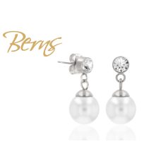 R33059 EARRINGS "EVA" WHITE 10SS
