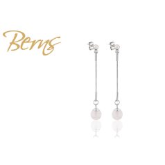 R33071 EARRINGS "EVALYNN" PEWHITE 8 SS
