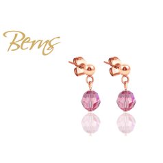 R33083 EARRINGS "ETA"  ROSE.SH-RG