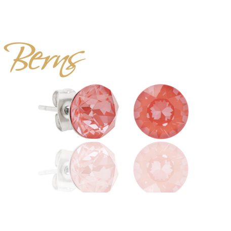 R33125 EARRINGS XIRIUS I.F.PINK 8MM SS