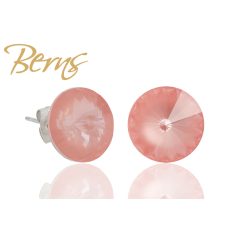 R33127 EARRINGS GALAXY I.F.PINK 12MM SS