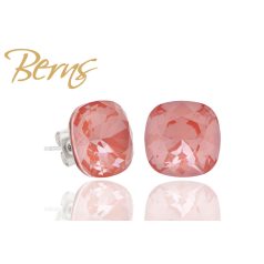 R33129 EARRINGS YLA I-F.PINK 12MM SS