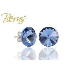 R33152 EARRINGS GALAXY RC.BLUE 12MM SS