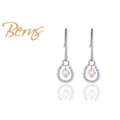 R33487 EARRINGS VIVIAN" D.BLUE-AB SS"