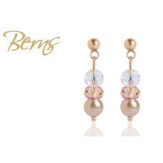 R33496 EARRINGS FLORENCE" LTGO-LTCT.SH GO"