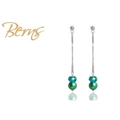 R33537 EARRINGS HALEY" EGREE-EMER.SH SS"