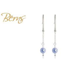 R33618 EARRINGS BLISS"-LT.BLUE SS"